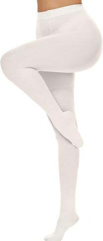Women's Tights 80D Semi Opaque Soft Solid Color Footed Pantyhose in Kuwait