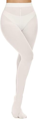 Women's Tights 80D Semi Opaque Soft Solid Color Footed Pantyhose in Kuwait