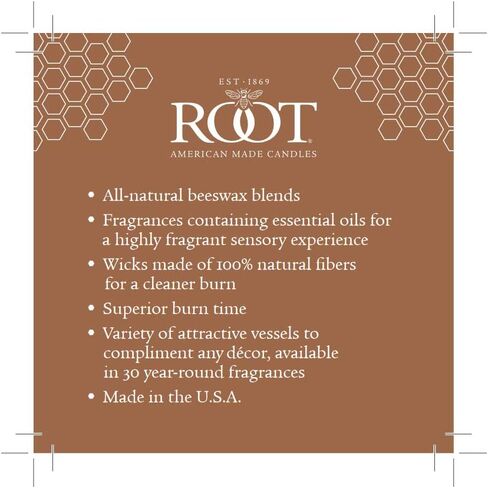 Root Candles Scented Candles in Travel Tin 24-Hour Honeycomb Traveler Handcrafted Beeswax Blend Candle, 4-Ounce, Aromatic Herbs in Saudi Arabia