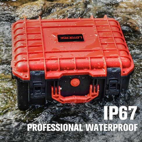 Air Compressor Waterproof Hard Case Compatible with Milwaukee M18 Inflator 2848-20, Air Pump Carrying Bag for Milwaukee Tools, Storage Holder for Battery Pack 18V 3.0 to 9.0 Ah - Black in Saudi Arabia