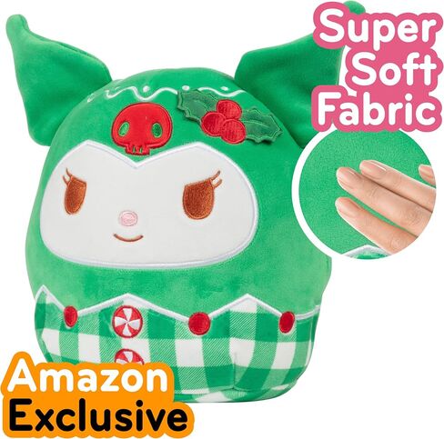 Squishmallows Original 8-Inch Hello Kitty Gingerbread Official Jazwares Christmas Plush - Collectible Soft & Squishy Sanrio Stuffed Animal Toy - Gift for Kids, Girls & Boys in Saudi Arabia