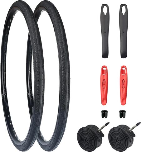 ZUKKA إطار دراجة 700C إطار دراجة الطريق 700 × 32C إطار دراجة الطريق قابل للطي استبدال إطار الدراجة للدراجة ذات التروس الثابتة دراجة الحصى الدراجة الهجين in Kuwait