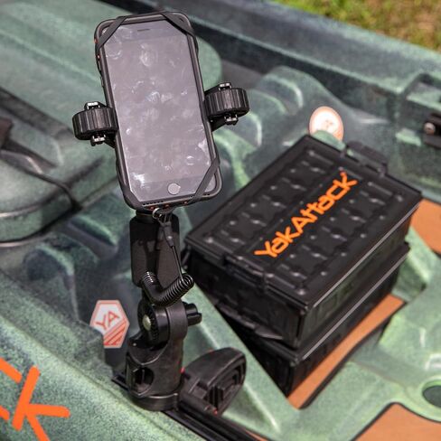 YakAttack RotoGrip Phone Holder Pro with LockNLoad Mounting System (CMS-1006) | Kayak Fishing Accessories in Saudi Arabia