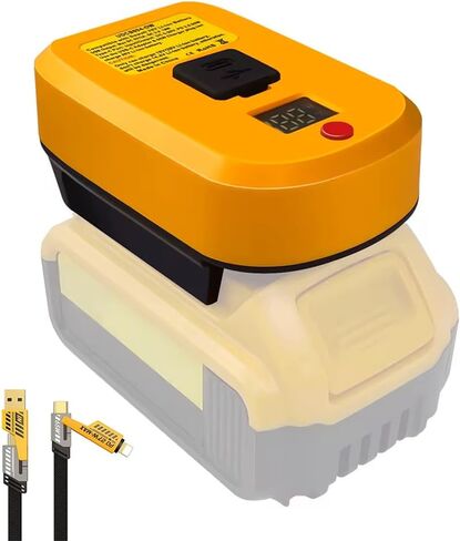 USB Charger for Milwaukee | M18 Phone Charger for Milwaukee M18 Battery | 18V Charger for Milwaukee Tools | M18 Fast Charger in Kuwait