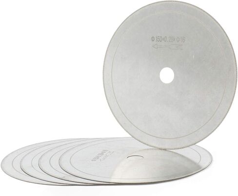 5Pcs 6" inch Super-Thin Arbor Hole 5/8" Rim 0.53mm Diamond Lapidary Saw Blade in Kuwait