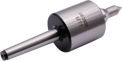 MT2 Long Spindle Live Center, 0.000197" High Accuracy 60 Degree Triple Bearing Live Center for Lathe Turning, Live Revolving Center High Precision Medium Turning Tools for Lathe Tailstock Machine in Saudi Arabia