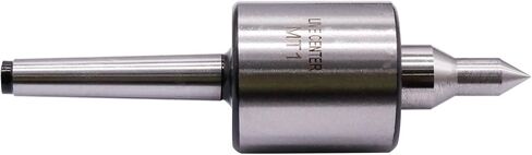 MT2 Long Spindle Live Center, 0.000197" High Accuracy 60 Degree Triple Bearing Live Center for Lathe Turning, Live Revolving Center High Precision Medium Turning Tools for Lathe Tailstock Machine in Saudi Arabia