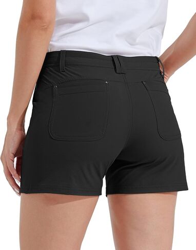 Willit Women's Golf Hiking Shorts Quick Dry Athletic Casual Summer Shorts with Pockets Water Resistant 4.5" in Saudi Arabia