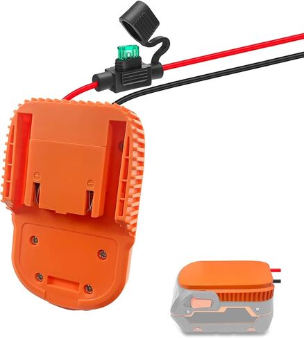 for Power Wheels Battery Adapter, Fit for Craftsman 20V Battery Adapter with Wire Connector, 14 Gauge Wire, 30Amp Fuse, DIY for Rc Car, Robotics, Rc Truck, and Work Lights (NO Battery) in Saudi Arabia