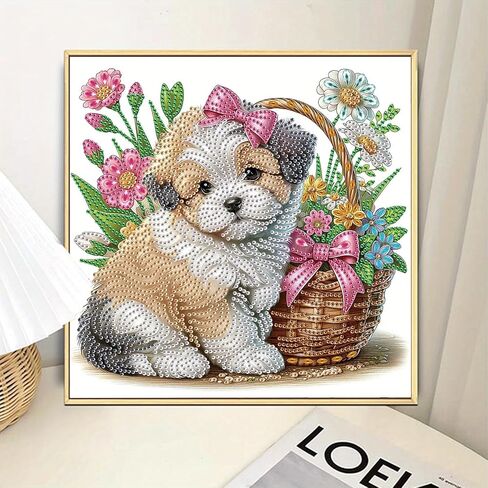 MVVMTOP Diamond Art Painting Kit, DIY 5D Diamond Art Painting Special Shape Drills Diamond Art Painting Mosaic Making Craft, Suitable for Home Wall Decor Art Handmade Gift in Kuwait