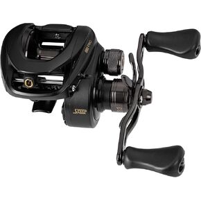 Lew's BB1 Pro Baitcast Fishing Reel, Left-Hand Retrieve, 7.5:1 Gear Ratio, 10 Bearing System with Stainless Steel Double Shielded Ball Bearings