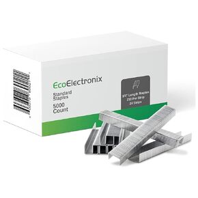 دبابيس قياسية - دبابيس خالية من المربى ومتوافقة مع معظم دباسات سطح المكتب - طول 1/4 بوصة، 210 دبابيس لكل شريط - في المنزل أو لوازم المكتب الاحترافية (10 عبوات)