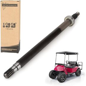 10L0L Driver Side Rear Axle Shaft for 1994.3-2009 EZGO Gas TXT, Medalist, ST, MPT Gas Golf Cart, Includes Bearing, OEM# 72056G01 72056-G01 (ONLY for Gas CART)