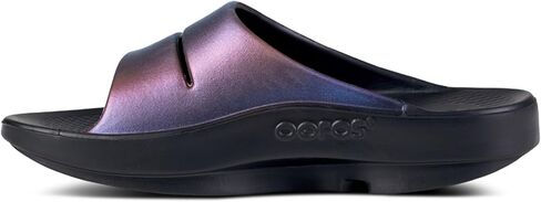 OOFOS Women's OOahh Luxe Slide Slipper, Frost, 6 in Saudi Arabia