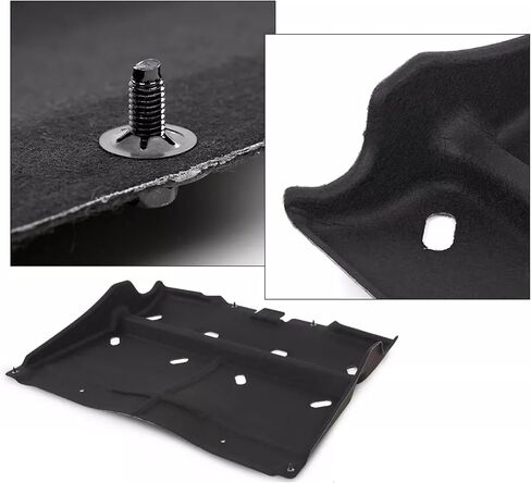 Fit Honda Civic 2016-2021 Engine Splash Guard Under Car Shield Cover Board MPN (74110-TBA-A00 90674-TY2-A01) in Saudi Arabia