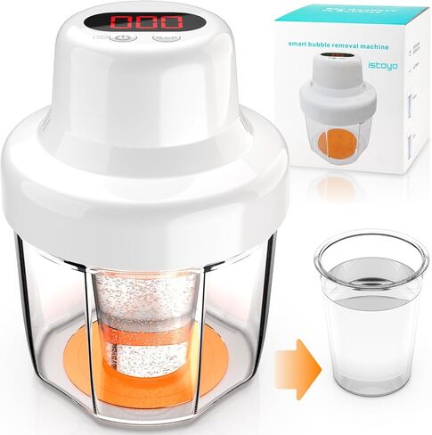 ISTOYO Upgraded Resin Bubble Remover, Remove 99% Bubble in 8 Minutes, 95kPa Vacuum Epoxy Resin Airless Machine for Epoxy Resin, UV Resin, Silicone Molds, Jewelry Making, DIY Crafts in Saudi Arabia