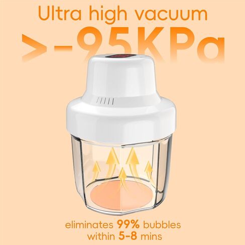 ISTOYO Upgraded Resin Bubble Remover, Remove 99% Bubble in 8 Minutes, 95kPa Vacuum Epoxy Resin Airless Machine for Epoxy Resin, UV Resin, Silicone Molds, Jewelry Making, DIY Crafts in Saudi Arabia