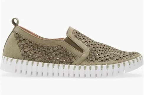 ILSE JACOBSEN HORNBAEK Women's Tulip140WOM Flat | Slip-On | Low Top (Latte, 6) in Kuwait