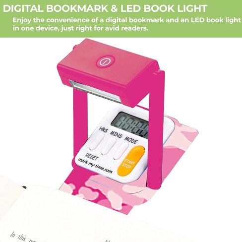 Mark-My-Time 3D Unicorn Digital Bookmark with Reading Light in Kuwait