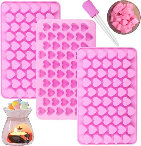 Wax Melt Molds Silicone,Chocolate Bar Mold for Stuffed Bar,Chocolate Candy Molds,Thick Silicone Candle Mold with 100pcs Storage Bags （2 Style） in Saudi Arabia