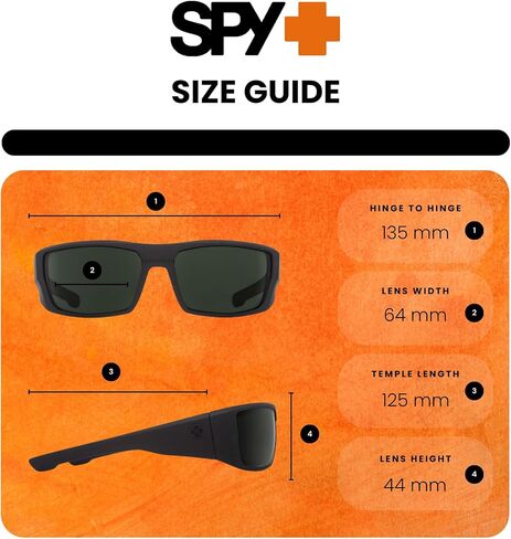 SPY Dirk Rectangle Sunglasses for Men + BUNDLE with Designer iWear Eyewear Kit in Kuwait