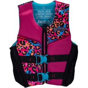 Hyperlite Indy CGA Girls Wakeboard Vest Pink/Black Size Large (65-90lbs)