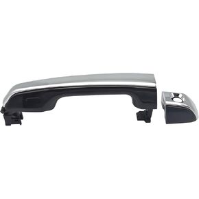 مقابض الأبواب الخارجية متوافقة مع Toyota 4Runner 2010-2020 Lexus GX460، استبدال# 69217-60150,69250-60030,69250-60010، أسود ناعم، مجموعة من 4