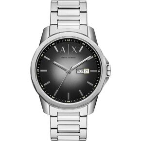 Armani Exchange Men's Chronograph Dress Watch with Stainless Steel or Leather Band
