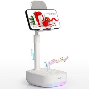 OLES Gifts for Men Dad, Cell Phone Stand with Wireless Speaker, Birthday Gifts for Men, Gifts Him, Phone Holder for iPhone/Android/Tablet, Unique Gifts for Dad Him Mom, Women Gifts
