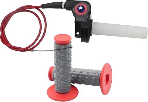 مقبض الخانق الملتوي + كابل للموتوكروس 50-250CC الترابية دراجة نارية CRF70 TTR KLX110 SSR Thumpstar YCF دراجة صغيرة ATV رباعية حفرة الدراجة (7/8 بوصة - 22 مم) in Saudi Arabia