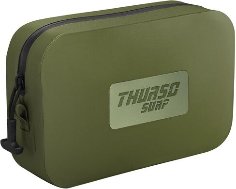 THURSO SURF حقيبة فاني مقاومة للماء، حقيبة جافة، حقيبة عائمة، حزام خصر قابل للتعديل، يحافظ على هاتفك والأشياء الثمينة آمنة/ملحقات SUP الجافة للتجديف بالكاياك، لوح التجديف، الغطس، القوارب، رمادي in Kuwait