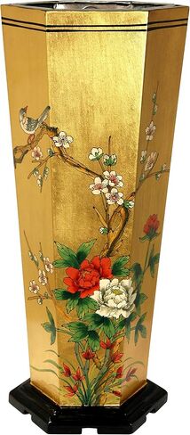 Red Lantern 20" Bamboo Lattice Umbrella Stand, 2 Foot, White in Saudi Arabia