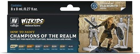 Vallejo VAL80258 Farb-Set, WizKids Arcane Elements, 8 x 8 ml Model Paint, Various, 8 ml (Pack of 8) in Saudi Arabia