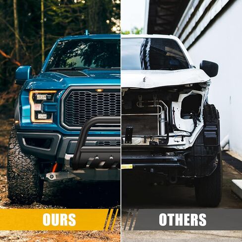 المصد الأمامي من Bull Bar متوافق مع 2016-2022 Tacoma 3 "نسيج أسود المصد الأمامي مصبغة الحرس فرشاة الحرس على الطرق الوعرة الملحقات in Saudi Arabia
