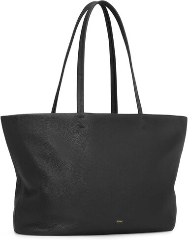 Kattee Leather Tote Bags for Women, Soft Shoulder Purse and Handbags Zipper Totes Travel Work Large in Kuwait
