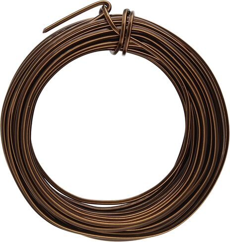 The Beadsmith Square Craft Wire - Wire Elements - Soft Temper - 21 Gauge, 7 Yard Coil - Copper Color - Beading Wire Used for Jewelry Making, Wire Wrapping, and Other DIY Arts & Crafts in Saudi Arabia
