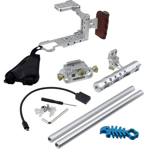 Fotodiox Pro Cinema Black Sharkcage for Samsung NX1 Cameras (NX1) - Skeleton Housing, Protective Video Cage in Saudi Arabia
