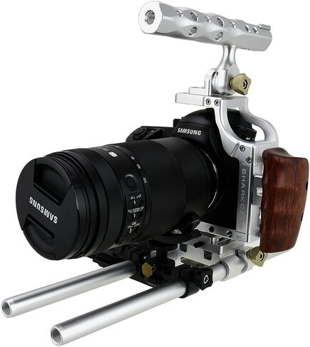 Fotodiox Pro Cinema Black Sharkcage for Samsung NX1 Cameras (NX1) - Skeleton Housing, Protective Video Cage in Saudi Arabia