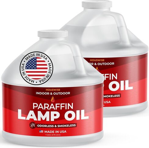 Premium Liquid Paraffin Lamp Oil for Indoor Use (1 Quart) - Smokeless Odorless Paraffin Oil Lamp Fuel, Lantern Oil, Candle Oil for Lamps, Indoor Lamp Oil, Liquid Paraffin Oil in Saudi Arabia