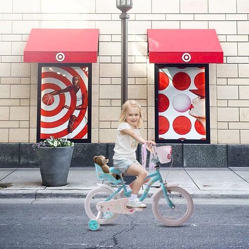 Kid's Bike Steel Frame Children Bicycle Little Princess Style 12-14-16-18-20 Inch with Training Wheel in Kuwait