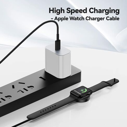 for Apple Watch Charger Cable USB C, [MFi Certified] Magnetic for iWatch Charger Cable Fast Charging for Watch Series Ultra 9 8 7 6 5 4 3 SE & iPhone 14/13, Type C 2-in-1 Cord for iPhone & Watch-6ft in Saudi Arabia