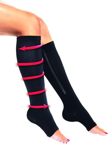 Zip Sox Compression Socks by BulbHead - Pair, S/M in Saudi Arabia