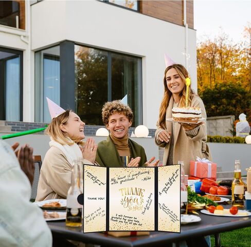 بديل كتاب الضيوف من Vlipoeasn Thanks You Party، أزرق شكرًا لك على كل ما تفعله، توقيع شكرًا لك، ديكور حفلات مكتب التقاعد، بفضل الموظفين والمدرسين والأساتذة والأطباء والممرضات وديكورات الحفلات in Saudi Arabia