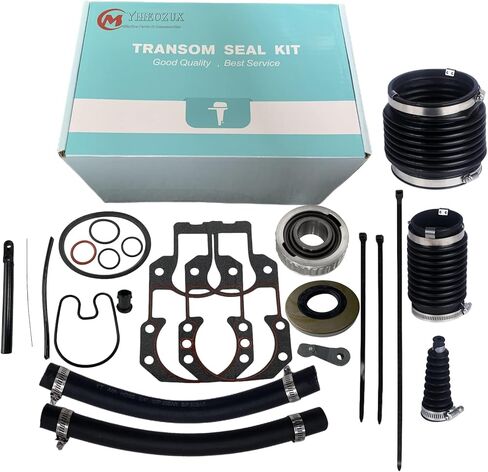 803099T1 Transom Seal Bellows Kit for MerCruiser Alpha 1 Gen 2 Stern Drive with Gimbal Housing Bearing Oil Seal Shift Cable Insert Wrapping and Slide 30-803099T1 Sierra 18-8206 in Saudi Arabia