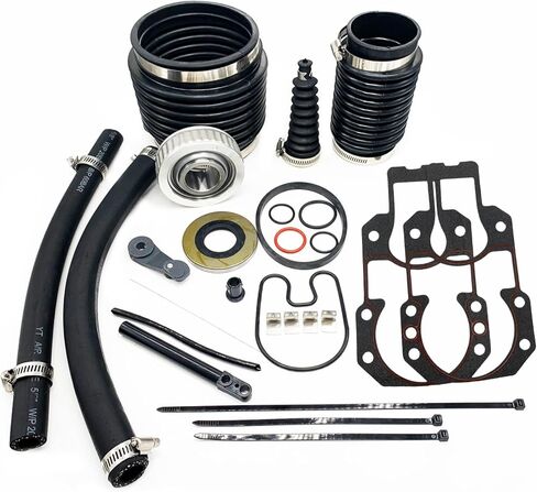 803099T1 Transom Seal Bellows Kit for MerCruiser Alpha 1 Gen 2 Stern Drive with Gimbal Housing Bearing Oil Seal Shift Cable Insert Wrapping and Slide 30-803099T1 Sierra 18-8206 in Saudi Arabia