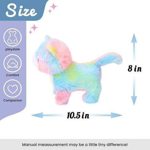 Hopearl Walking Cow Interactive Electronic Pet Singing Toy Remote Control Leash Animated Musical Nodding Moo Wagging Tail Touch Recognition Gifts for Toddlers Birthday, 9'' in Saudi Arabia