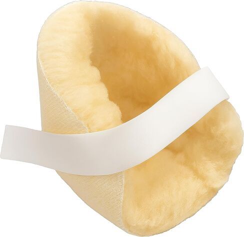 واقي الكعب متعدد الطبقات من Skil-Care موديل 2023، عالمي - تخفيف الضغط، جلد الغنم الصناعي، فتحات تهوية لتدفق الهواء، تقليل الرطوبة، ملاءمة مريحة، قابل للغسل، 503015 in Kuwait