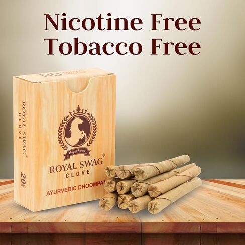 Ayurvedic & Herbal Long Filtered Bidi Smoke (Pack of 20 X 20 Bidi Sticks Per Pack) with 12 ml Shot to Stop Nicotine Craving Tobacco Free Dhoompan Helps in Quit Smoking (400 Sticks, 1 Shot) in Saudi Arabia