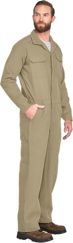 Bulwark FR mens Flame Resistant 4.5 Oz Nomex Iiia Premium Work Utility Coveralls, Navy, 46 US in Kuwait