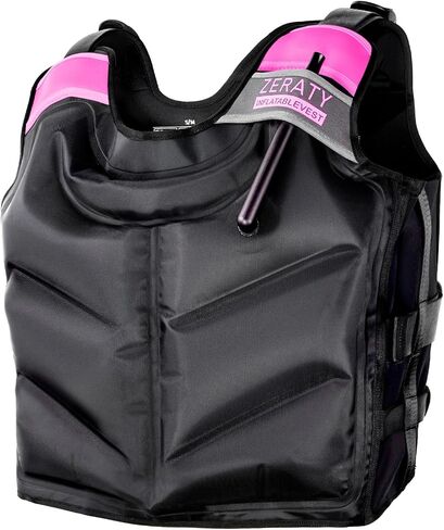 Zetary Inflatable Snorkel Vest - Portable Snorkel Jacket for Adults 90-220 lbs, Lightweight Buoyancy Aid with Quick Inflation, Ideal for Swimming Boating Paddleboarding Water Sports in Saudi Arabia